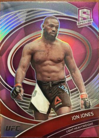 Jon Jones 2021 Panini Chronicles UFC Base Spectra #288 Pink