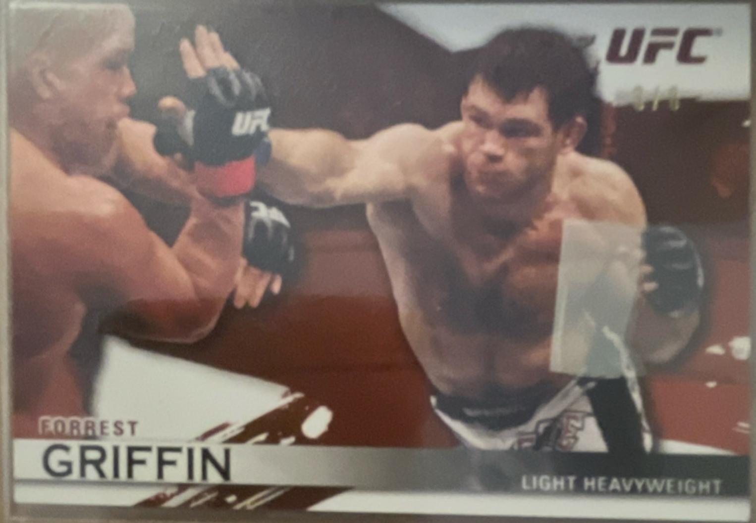 Forrest Griffin 2010 Topps UFC Knockout Base #33 Red
