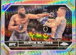 Curtis Blaydes 2024 Topps Chrome UFC Base #51 Prism Refractor
