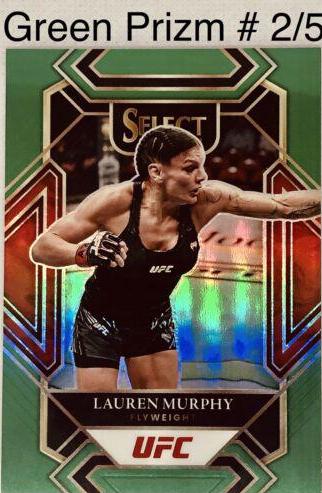 Lauren Murphy 2022 Panini Select UFC Mezzanine #322 Green