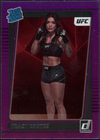 Tracy Cortez 2022 Panini Donruss UFC Base #210 Press Proof Purple