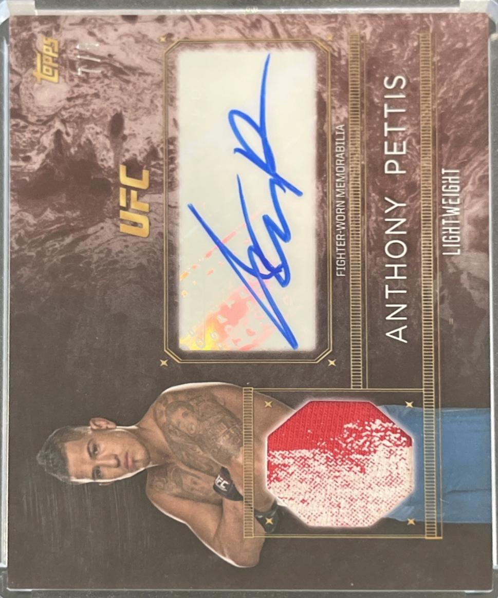 Anthony Pettis 2016 Topps UFC Top of the Class Top of the Class Autograph Relic #TCAR-AP Red