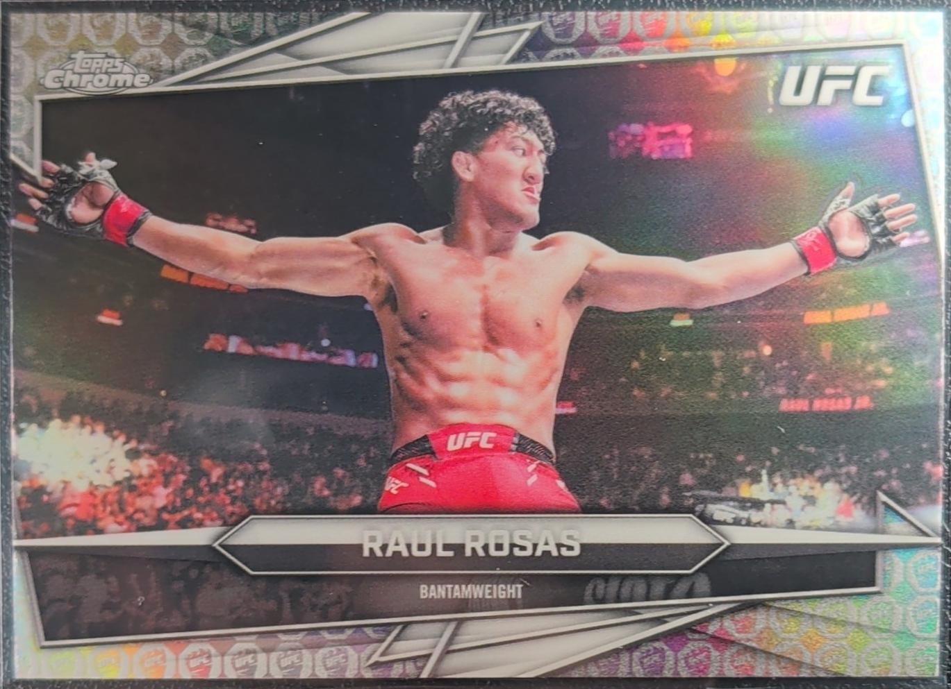 Raul Rosas 2026 Topps Chrome UFC Base #171 UFC Glove Refractor