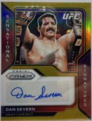 Dan Severn 2021 Panini Prizm UFC Sensational Signatures #11 Gold