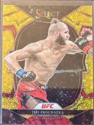 Jiri Prochazka 2023 Panini Select UFC Concourse #46 Gold Disco