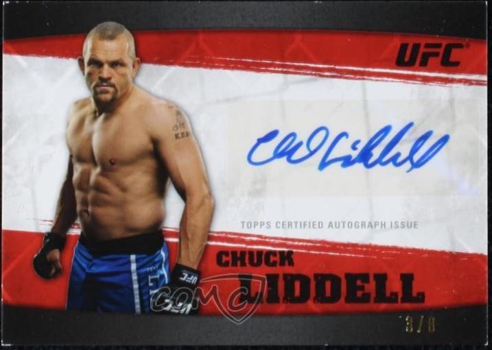 Chuck Liddell 2010 Topps UFC Knockout Autographs #A-CL Red