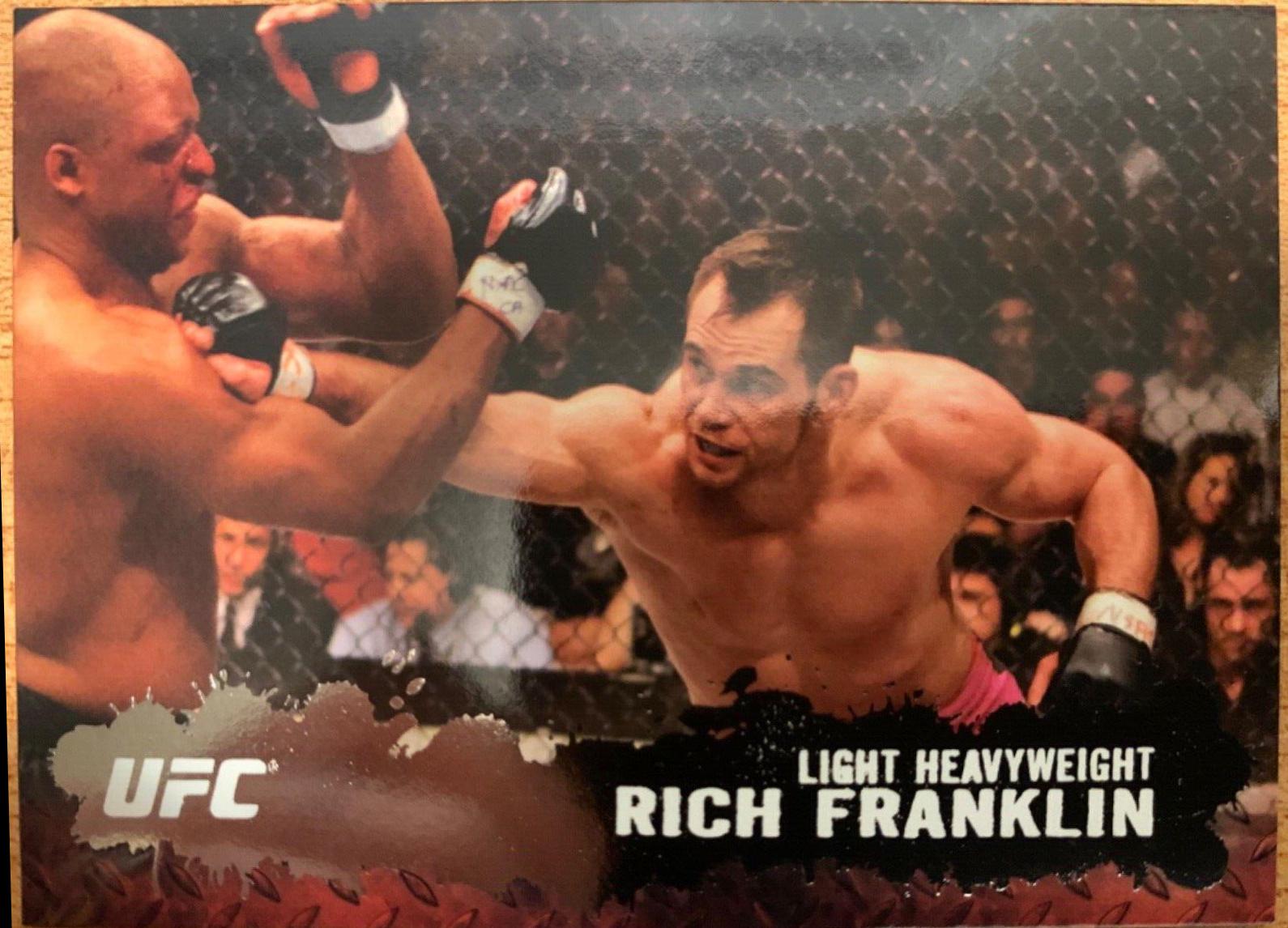 Rich Franklin 2009 Topps UFC Round 2 Base #37 Silver
