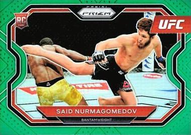 Said Nurmagomedov 2021 Panini Prizm UFC Base #137 Green