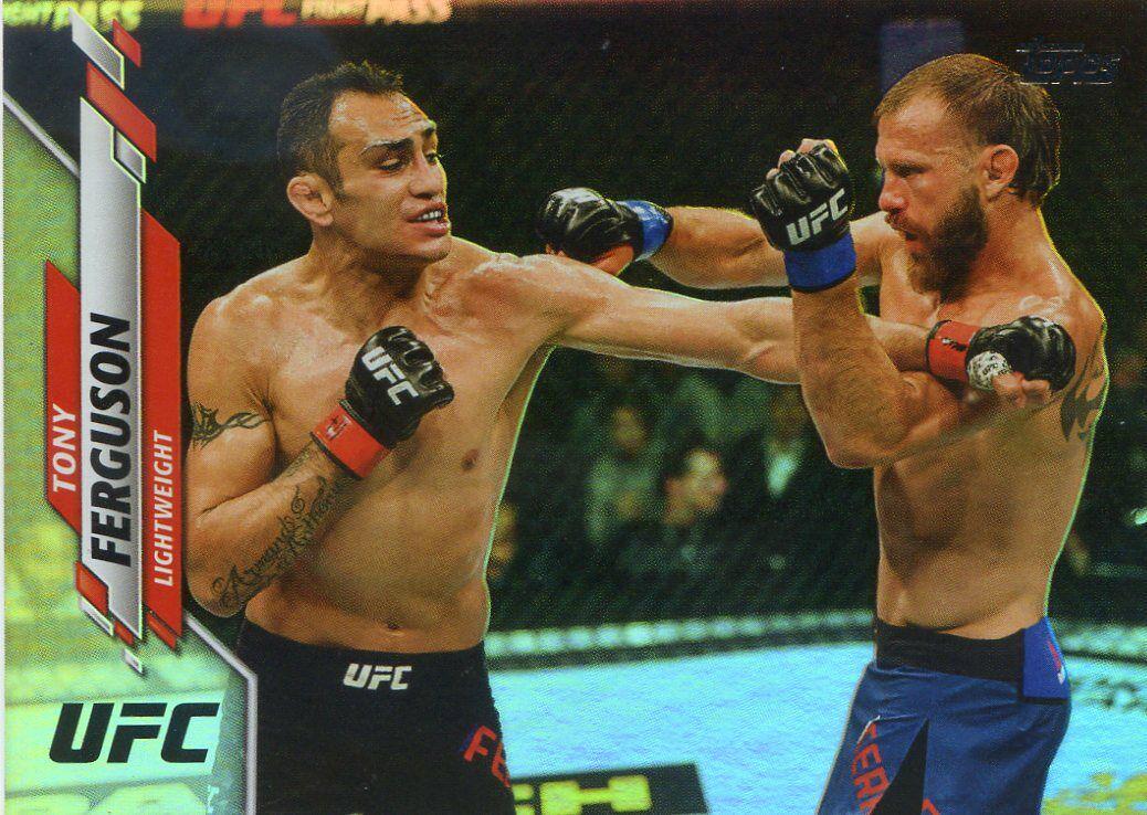 Tony Ferguson 2020 Topps UFC Base #57 Rainbow Foil