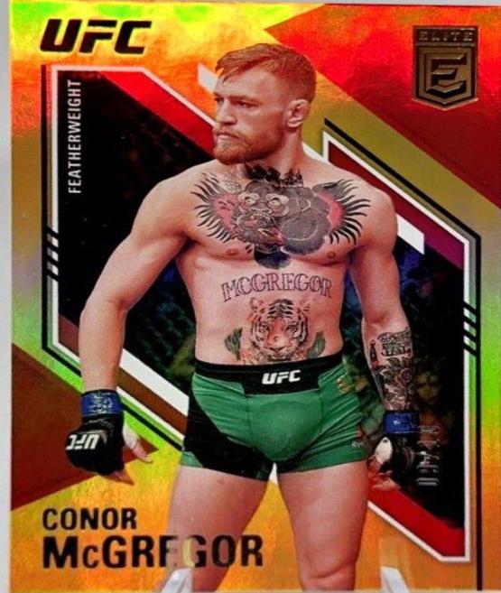 Conor McGregor 2021 Panini Chronicles UFC Base Elite #155 Gold