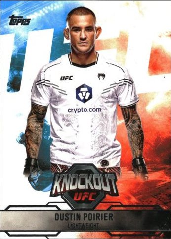 Dustin Poirier 2025 Topps Knockout UFC Base #10 Platinum