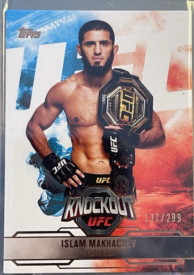 Islam Makhachev 2025 Topps Knockout UFC Base #94 Bronze