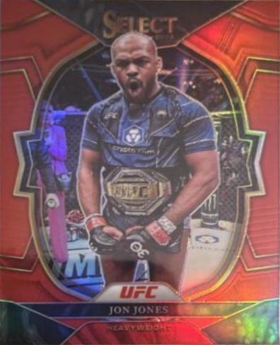 Jon Jones 2023 Panini Select UFC Concourse #96 Red