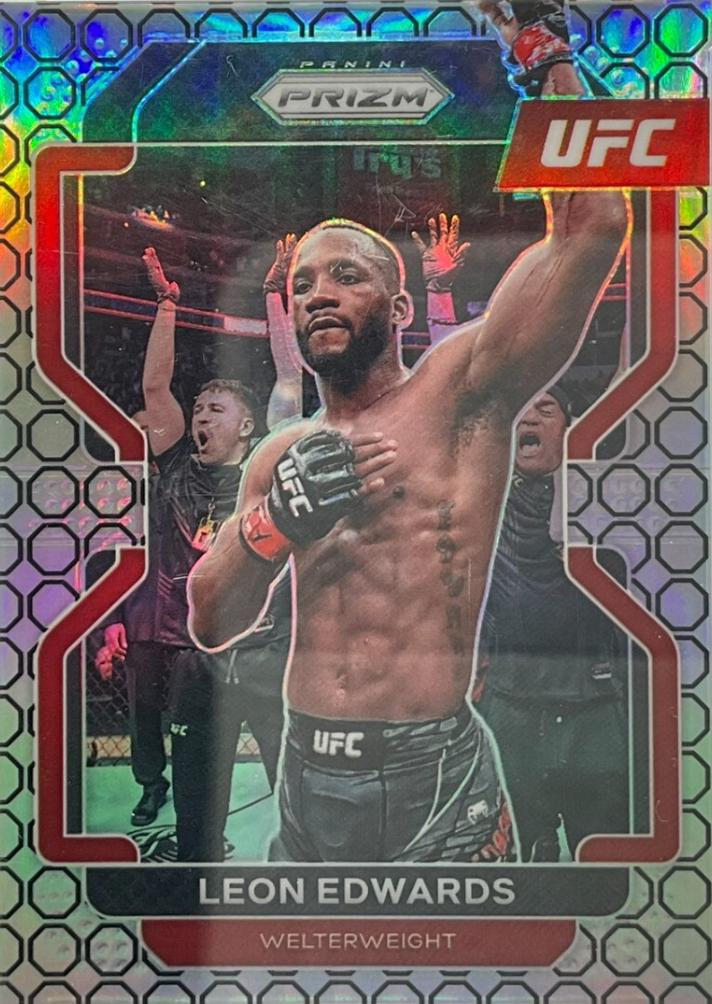 Leon Edwards 2022 Panini Prizm UFC Base #108 Lucky Envelopes