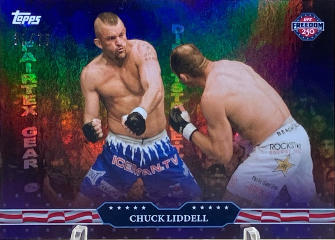 Chuck Liddell 2026 Topps UFC Freedom 250 Base #30 Purple