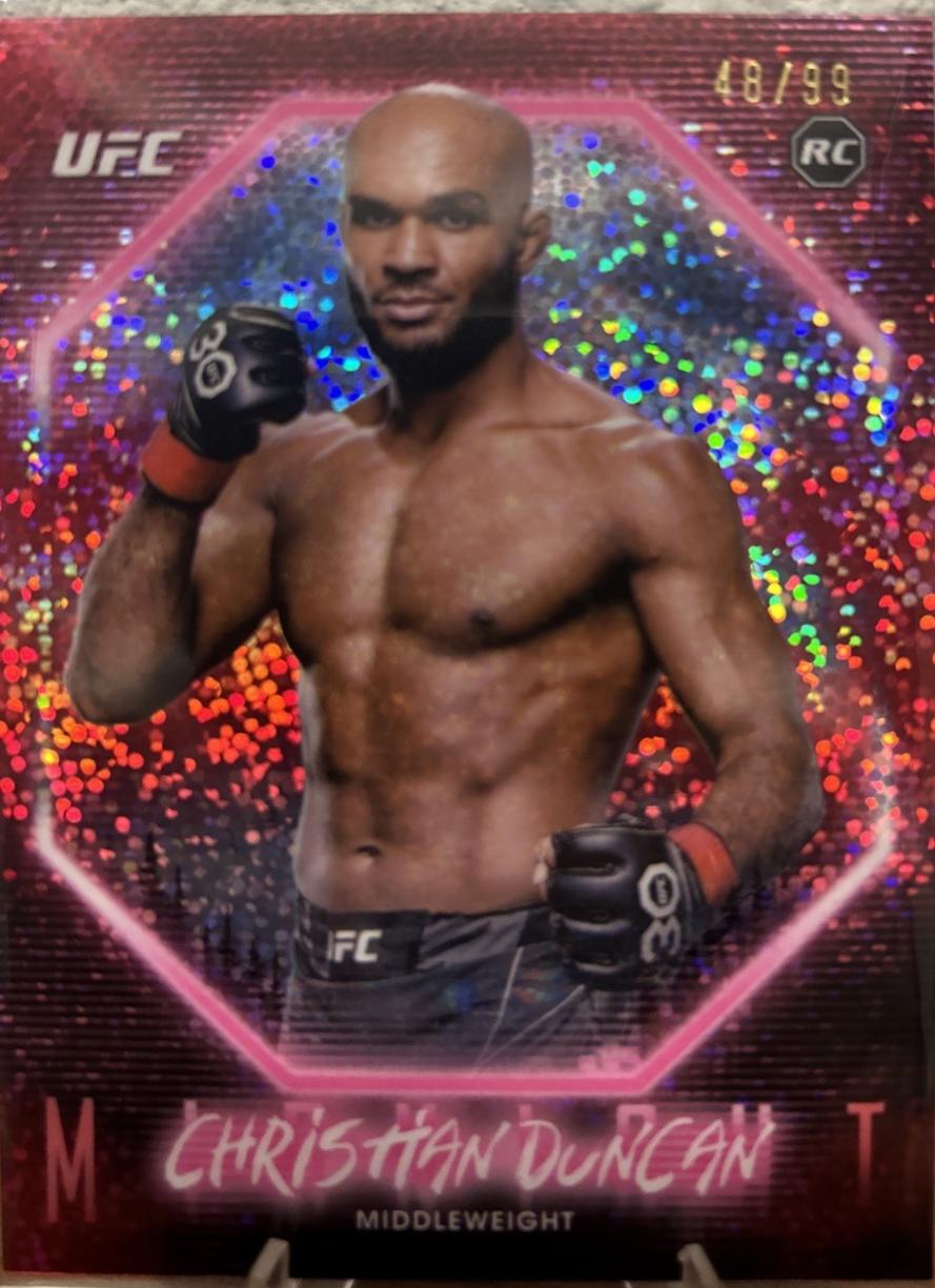 Christian Duncan 2025 Topps Midnight UFC Base #40 Twilight
