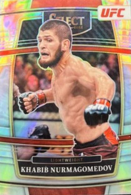 Khabib Nurmagomedov 2022 Panini Select UFC Concourse #49 Silver