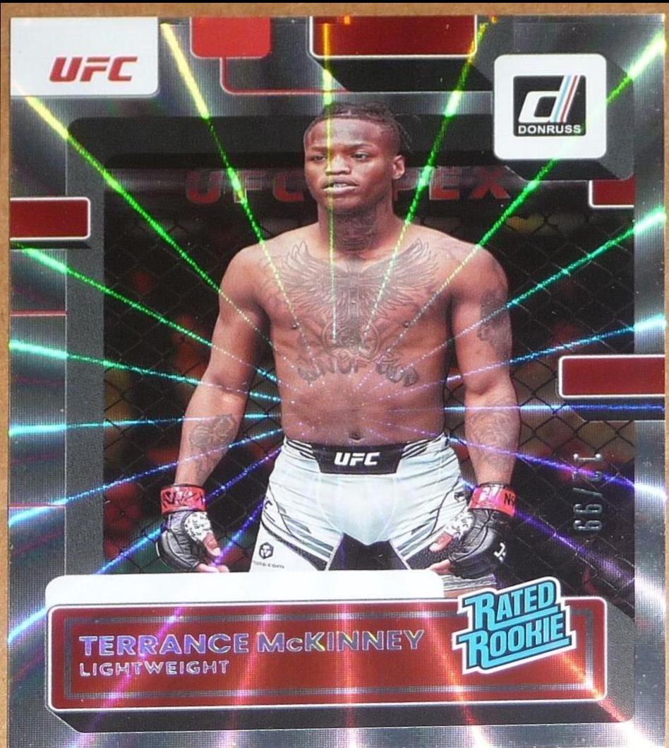 Terrance McKinney 2023 Panini Donruss UFC Base #210 Laser