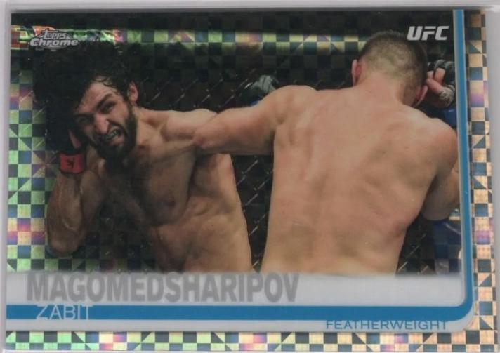 Zabit Magomedsharipov 2019 Topps Chrome UFC Base #18 Xfractor