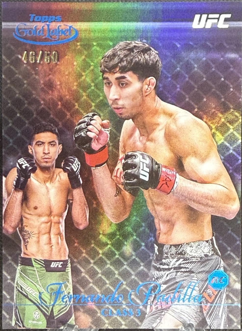 Fernando Padilla 2024 Topps Gold Label UFC Base Class III #6 Red