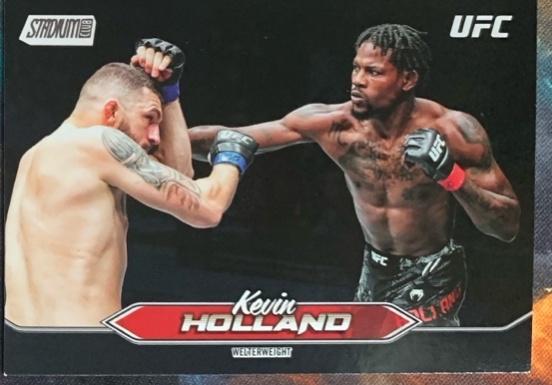 Kevin Holland 2025 Topps Stadium Club UFC Base #198 Black
