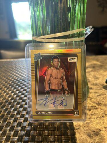 Li Jingliang 2022 Panini Donruss Optic UFC Base #113 Gold