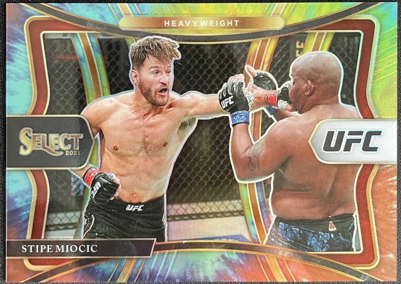 Stipe Miocic 2021 Panini Select UFC Premier Level #104 Tie Dye