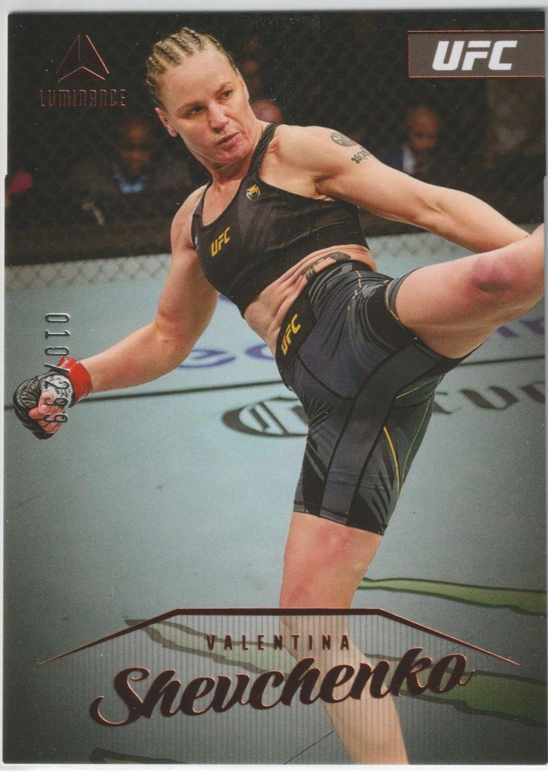 Valentina Shevchenko 2023 Panini Chronicles UFC Base Luminance #151 Bronze