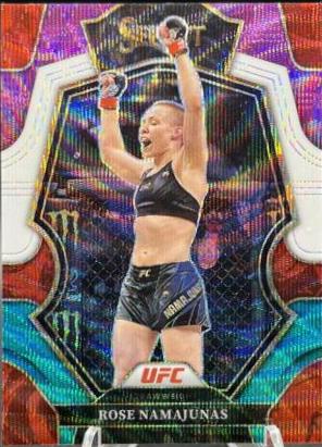 Rose Namajunas 2023 Panini Select UFC Premier Level #199 Gold Flash