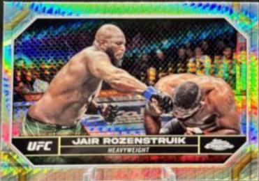 Jairzinho Rozenstruik 2024 Topps Chrome UFC Base #87 Prism Refractor