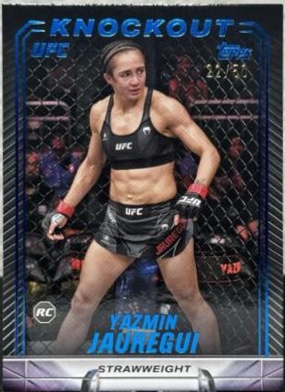 Yazmin Jauregui 2024 Topps Knockout UFC Base #65 Blue
