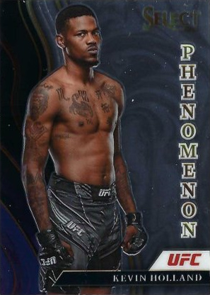 Kevin Holland 2022 Panini Select UFC Phenomenon #13 Black Flash