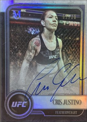 Cris Justino 2019 Topps UFC Museum Collection Museum Autographs #MA-CJ Gold