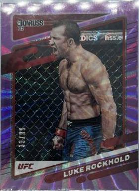 Luke Rockhold 2022 Panini Donruss UFC Base #102 Purple Laser