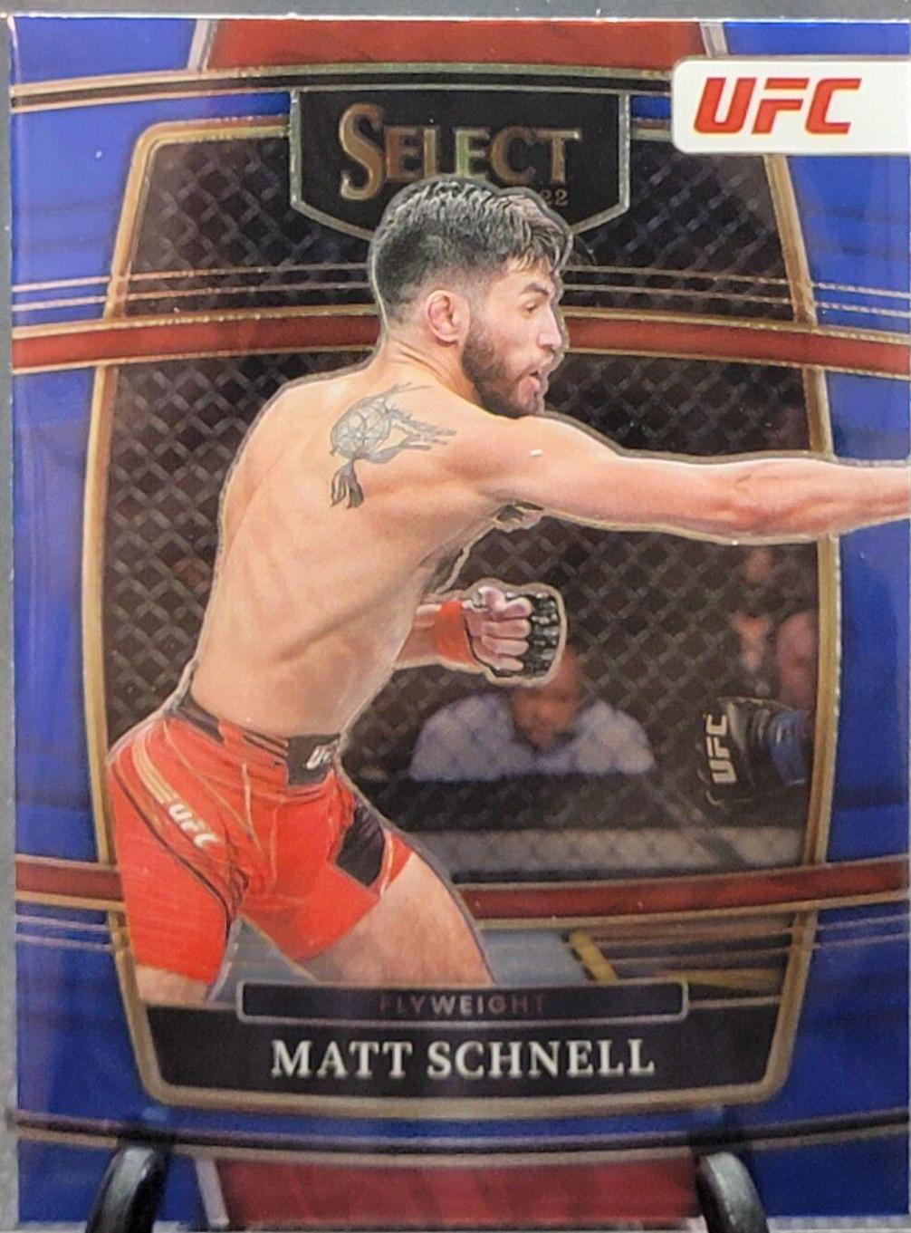 Matt Schnell 2022 Panini Select UFC Concourse #16 Blue Prizm