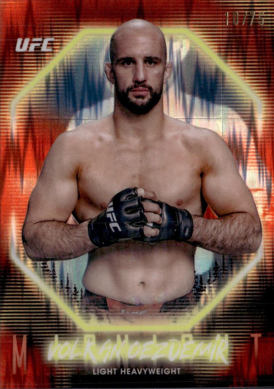 Volkan Oezdemir 2025 Topps Midnight UFC Base #37 Dusk