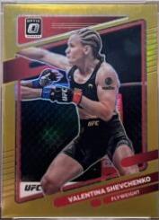 Valentina Shevchenko 2022 Panini Donruss Optic UFC Base #41 Gold