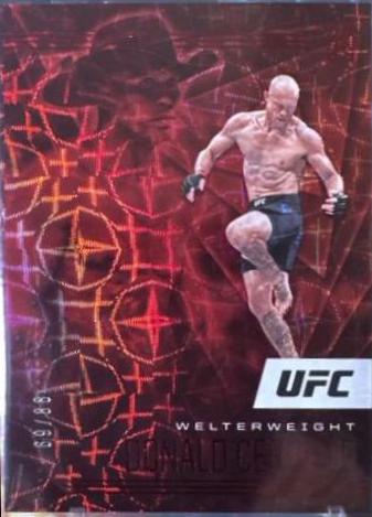 Donald Cerrone 2021 Panini Chronicles UFC Base Illusions #175 Asia Red