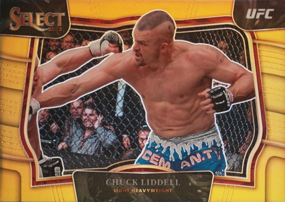Chuck Liddell 2023 Panini Select UFC Octagonside #276 Gold