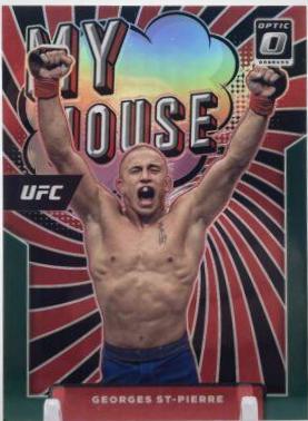 Georges St-Pierre 2022 Panini Donruss Optic UFC My House #25 Green