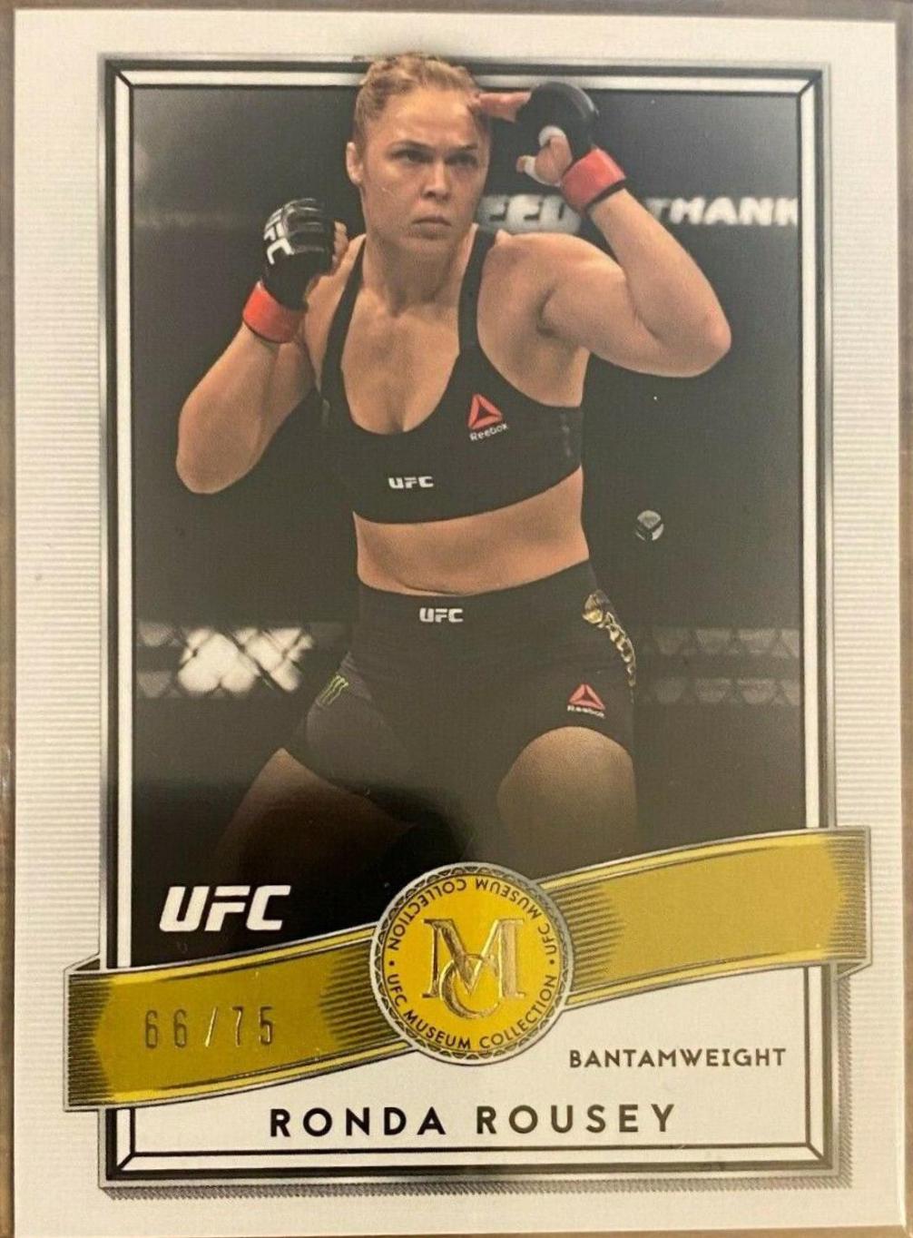 Ronda Rousey 2016 Topps UFC Museum Collection Base #10 Gold