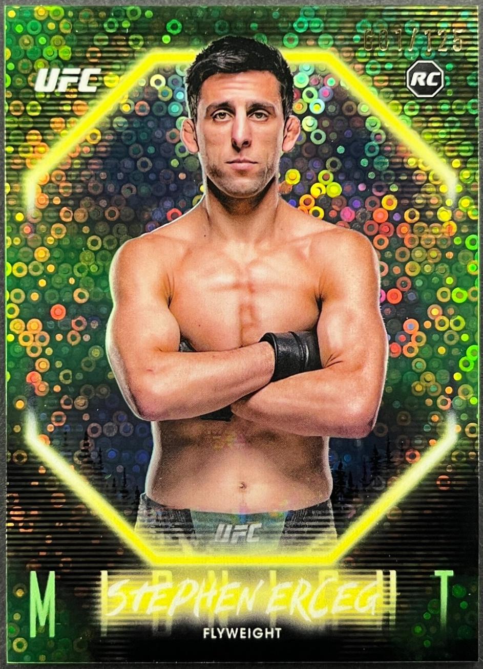 Stephen Erceg 2025 Topps Midnight UFC Base #89 Morning