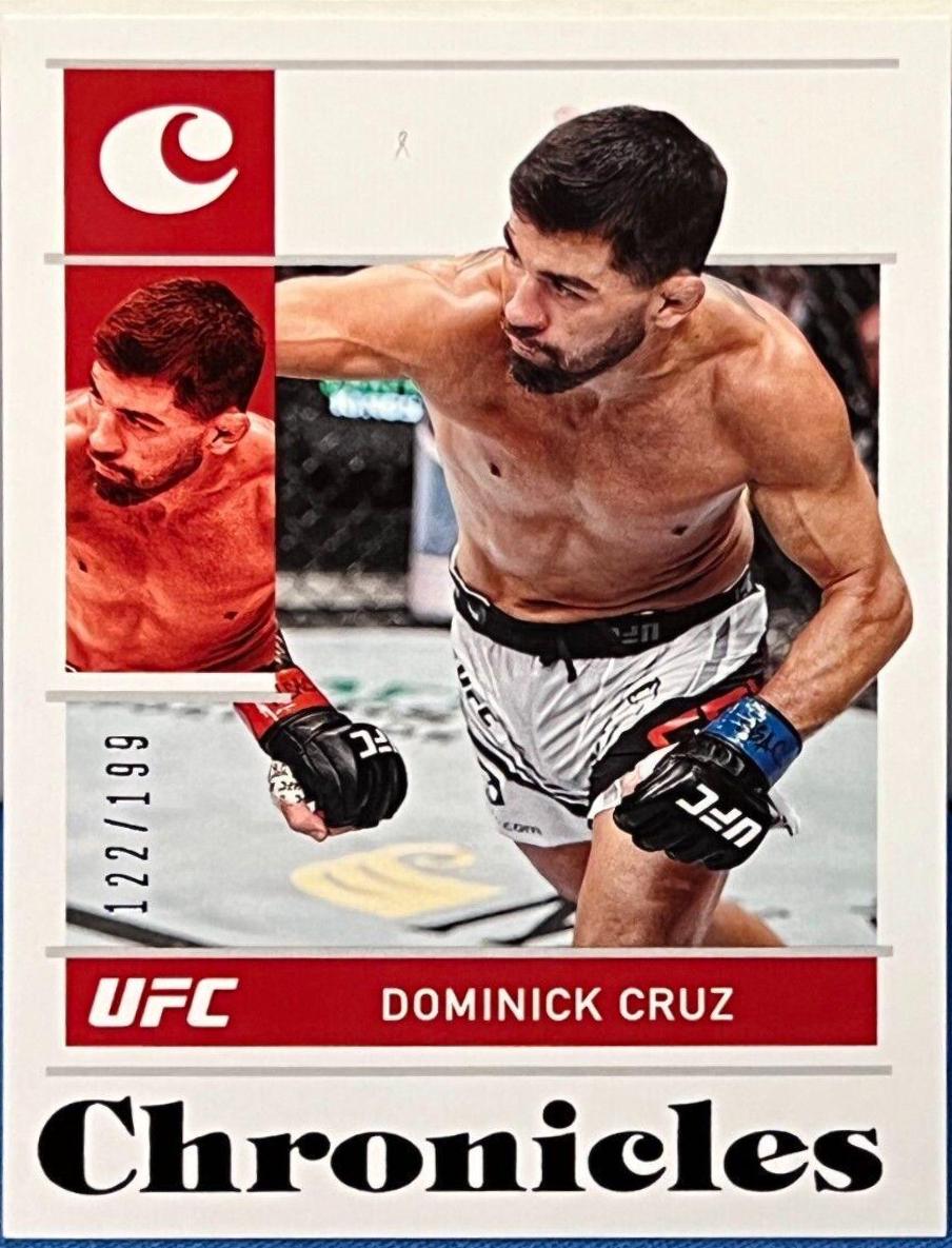 Dominick Cruz 2022 Panini Chronicles UFC Base Chronicles #24 Red