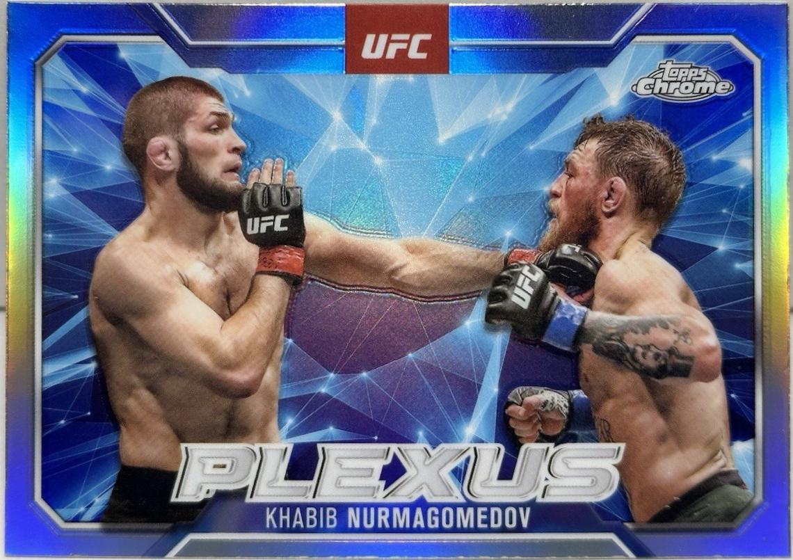 Khabib Nurmagomedov 2025 Topps Chrome UFC Plexus #PLX-14 Refractor