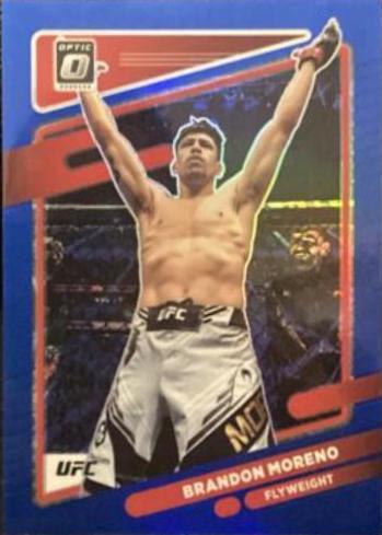 Brandon Moreno 2022 Panini Donruss Optic UFC Base #14 Blue