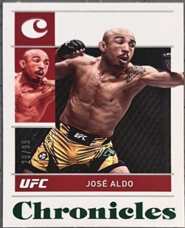 José Aldo 2022 Panini Chronicles UFC Base Chronicles #7 Green