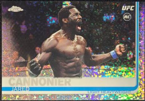 Jared Cannonier 2019 Topps Chrome UFC Base #98 Diamond Hot Box