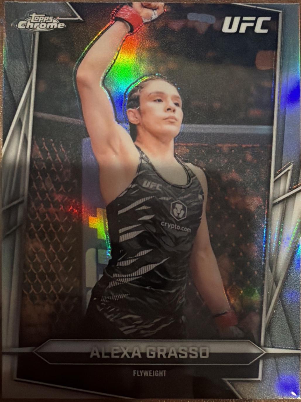 Alexa Grasso 2026 Topps Chrome UFC Base #170 Refractor