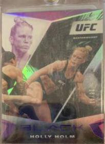 Holly Holm 2021 Panini Chronicles UFC Base Black #101 Purple