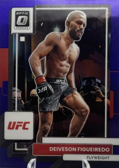 Deiveson Figueiredo 2023 Panini Donruss Optic UFC Base #39 Purple